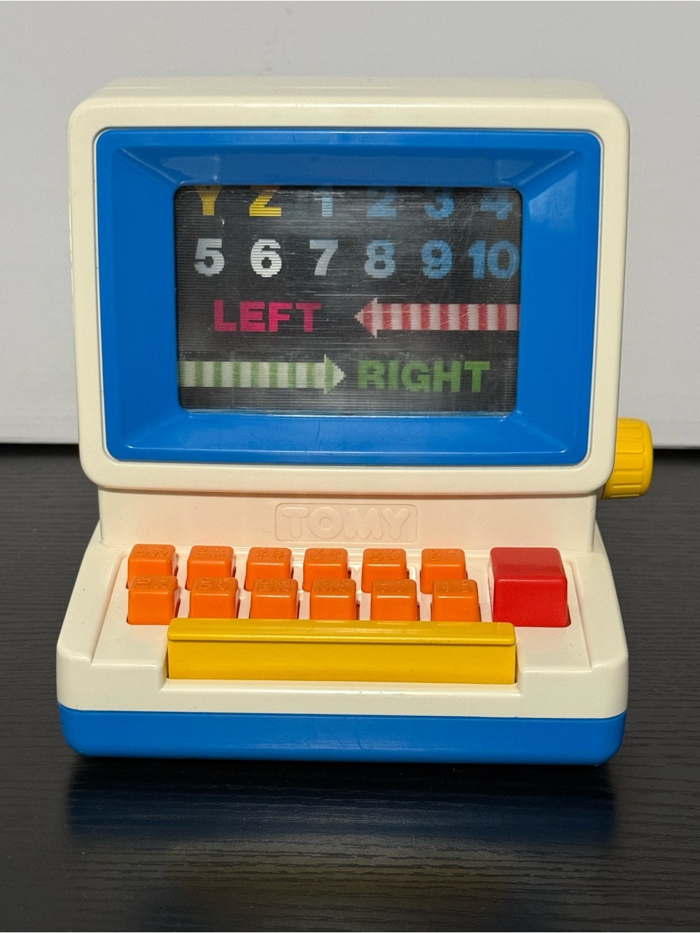 Vintage 1980’s Children’s TOMY Tudor Play Computer Educational Toy EUC